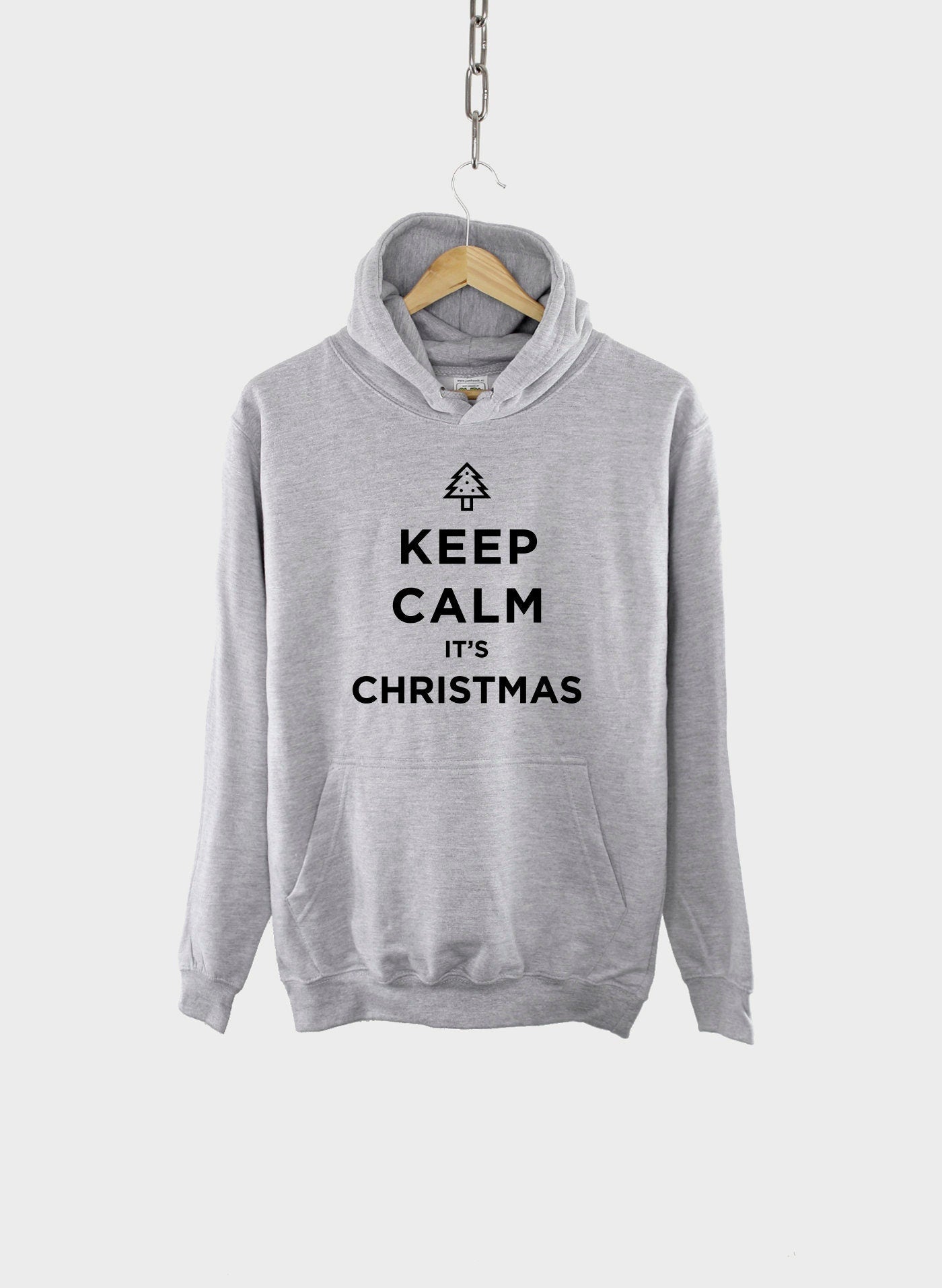 Keep Calm Its Christmas Hoodie - Festive Xmas Gift