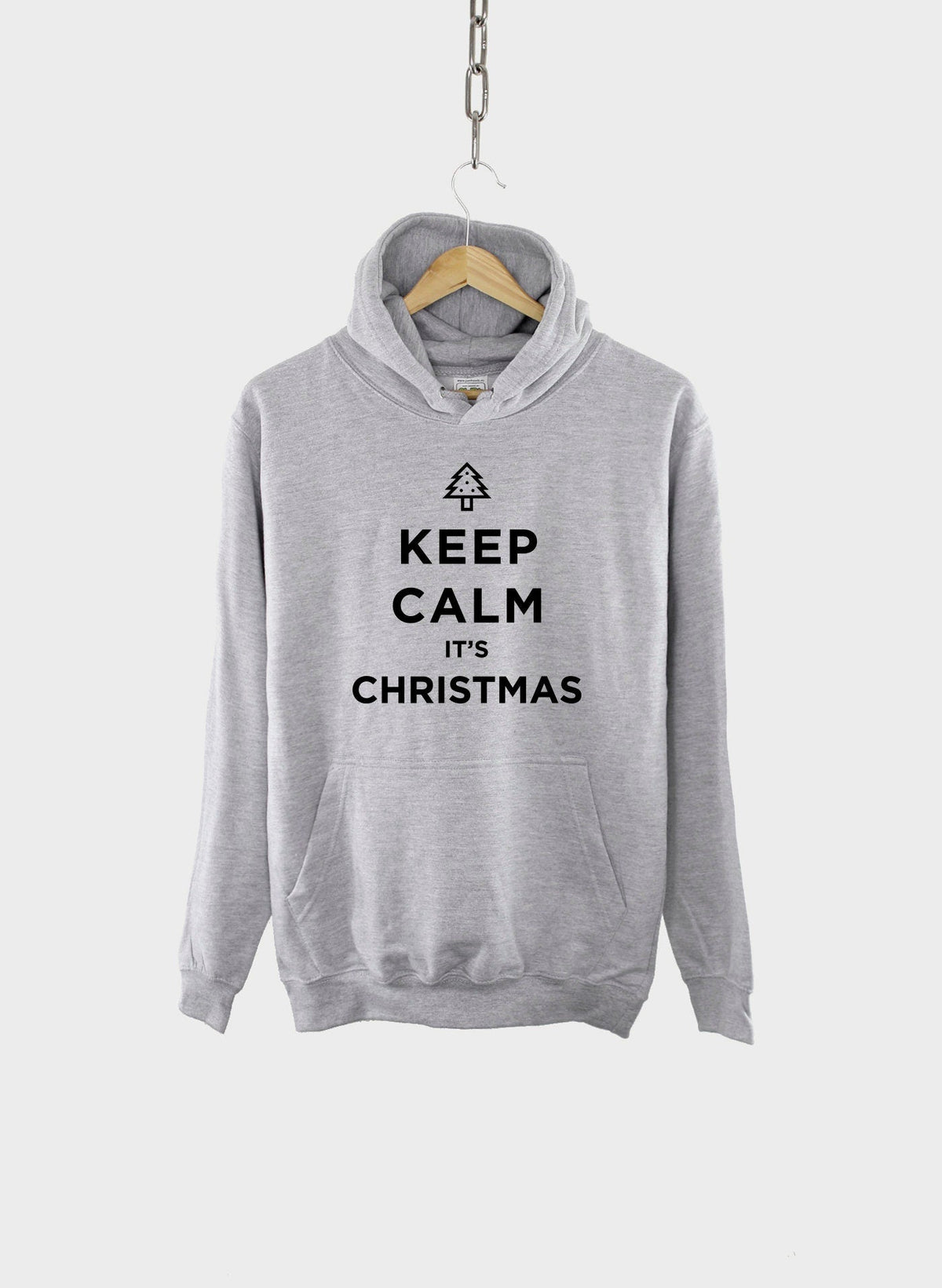 Keep Calm Its Christmas Hoodie - Festive Xmas Gift