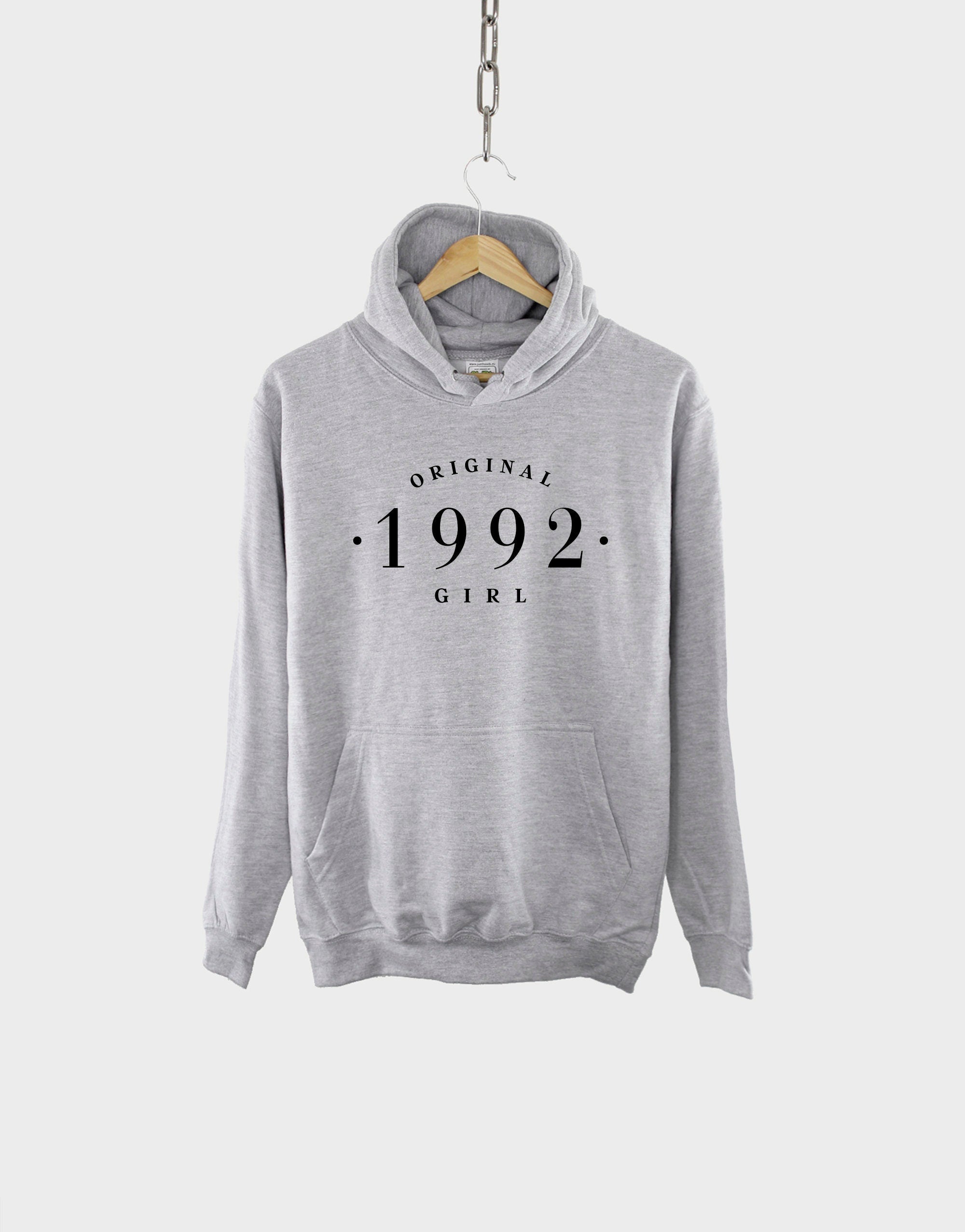 1992 Birthday Hoodie - 30th Birthday Vintage Hoodie - Womens Birth Year Hoody