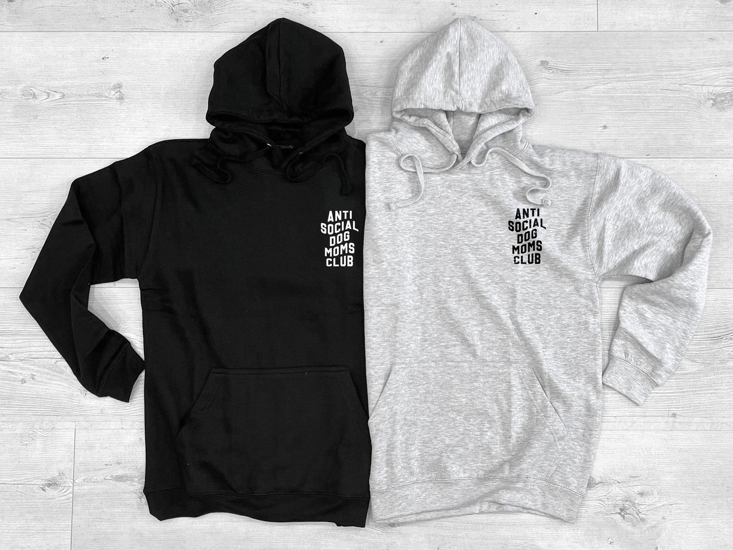 Anti Social Dog Mom Club Hoodie - Personalised Dog Hoodie - Personalisable Dog Mom Hoodie - Custom Dog Mama Hoodie