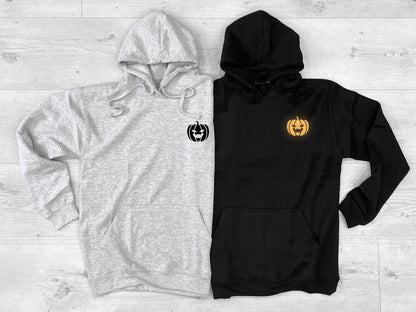 Pumpkin Hoodie - Glow In The Dark Halloween Hoodie - Cute Pumpkin Hoodie - Orange Pumpkin Hoody - Halloween Pumpkin Hoodie